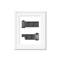 Picture of Film Reel  _GroupedProduct_Rectangle_Portrait_Framed_Matted_