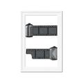 Picture of Film Reel  _GroupedProduct_Rectangle_Portrait_Framed_Matted_
