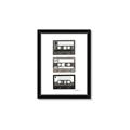 Picture of Cassette Tape _GroupedProduct_Rectangle_Portrait_Framed_Matted_
