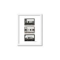 Picture of Cassette Tape _GroupedProduct_Rectangle_Portrait_Framed_Matted_