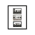 Picture of Cassette Tape _GroupedProduct_Rectangle_Portrait_Framed_Matted_