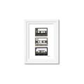 Picture of Cassette Tape _GroupedProduct_Rectangle_Portrait_Framed_Matted_