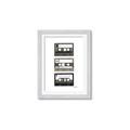 Picture of Cassette Tape _GroupedProduct_Rectangle_Portrait_Framed_Matted_