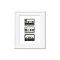Picture of Cassette Tape _GroupedProduct_Rectangle_Portrait_Framed_Matted_
