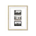 Picture of Cassette Tape _GroupedProduct_Rectangle_Portrait_Framed_Matted_