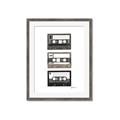 Picture of Cassette Tape _GroupedProduct_Rectangle_Portrait_Framed_Matted_