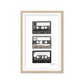 Picture of Cassette Tape _GroupedProduct_Rectangle_Portrait_Framed_Matted_