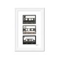 Picture of Cassette Tape _GroupedProduct_Rectangle_Portrait_Framed_Matted_