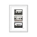 Picture of Cassette Tape _GroupedProduct_Rectangle_Portrait_Framed_Matted_
