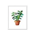 Picture of Aloe Plant _GroupedProduct_Rectangle_Portrait_Framed_Matted_
