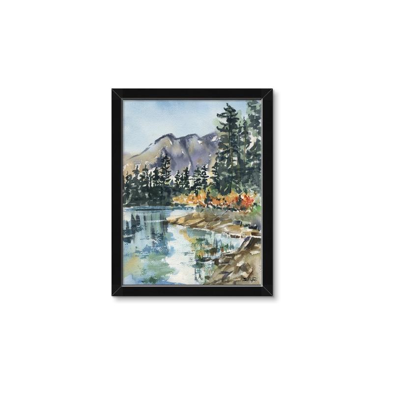 Picture of Marvel Lake  _GroupedProduct_Rectangle_Portrait_Framed_Matted_