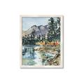 Picture of Marvel Lake  _GroupedProduct_Rectangle_Portrait_Framed_Matted_