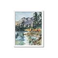 Picture of Marvel Lake  _GroupedProduct_Rectangle_Portrait_Framed_Matted_