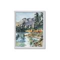 Picture of Marvel Lake  _GroupedProduct_Rectangle_Portrait_Framed_Matted_