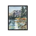 Picture of Marvel Lake  _GroupedProduct_Rectangle_Portrait_Framed_Matted_