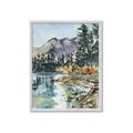 Picture of Marvel Lake  _GroupedProduct_Rectangle_Portrait_Framed_Matted_