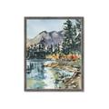 Picture of Marvel Lake  _GroupedProduct_Rectangle_Portrait_Framed_Matted_