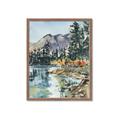 Picture of Marvel Lake  _GroupedProduct_Rectangle_Portrait_Framed_Matted_