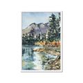 Picture of Marvel Lake  _GroupedProduct_Rectangle_Portrait_Framed_Matted_