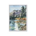 Picture of Marvel Lake  _GroupedProduct_Rectangle_Portrait_Framed_Matted_