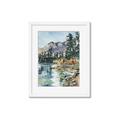 Picture of Marvel Lake  _GroupedProduct_Rectangle_Portrait_Framed_Matted_