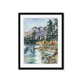 Picture of Marvel Lake  _GroupedProduct_Rectangle_Portrait_Framed_Matted_