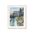 Picture of Marvel Lake  _GroupedProduct_Rectangle_Portrait_Framed_Matted_