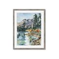 Picture of Marvel Lake  _GroupedProduct_Rectangle_Portrait_Framed_Matted_