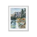 Picture of Marvel Lake  _GroupedProduct_Rectangle_Portrait_Framed_Matted_