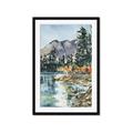 Picture of Marvel Lake  _GroupedProduct_Rectangle_Portrait_Framed_Matted_