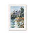 Picture of Marvel Lake  _GroupedProduct_Rectangle_Portrait_Framed_Matted_