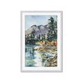Picture of Marvel Lake  _GroupedProduct_Rectangle_Portrait_Framed_Matted_