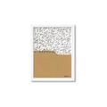 Picture of Mid Century Abstract Taupe _GroupedProduct_Rectangle_Portrait_Framed_Matted_