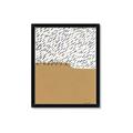 Picture of Mid Century Abstract Taupe _GroupedProduct_Rectangle_Portrait_Framed_Matted_