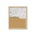 Picture of Mid Century Abstract Taupe _GroupedProduct_Rectangle_Portrait_Framed_Matted_