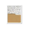 Picture of Mid Century Abstract Taupe _GroupedProduct_Rectangle_Portrait_Framed_Matted_