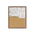 Picture of Mid Century Abstract Taupe _GroupedProduct_Rectangle_Portrait_Framed_Matted_