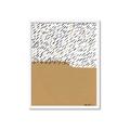 Picture of Mid Century Abstract Taupe _GroupedProduct_Rectangle_Portrait_Framed_Matted_