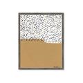 Picture of Mid Century Abstract Taupe _GroupedProduct_Rectangle_Portrait_Framed_Matted_