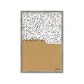 Picture of Mid Century Abstract Taupe _GroupedProduct_Rectangle_Portrait_Framed_Matted_