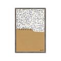 Picture of Mid Century Abstract Taupe _GroupedProduct_Rectangle_Portrait_Framed_Matted_