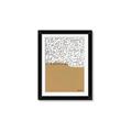 Picture of Mid Century Abstract Taupe _GroupedProduct_Rectangle_Portrait_Framed_Matted_