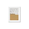 Picture of Mid Century Abstract Taupe _GroupedProduct_Rectangle_Portrait_Framed_Matted_