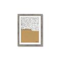 Picture of Mid Century Abstract Taupe _GroupedProduct_Rectangle_Portrait_Framed_Matted_