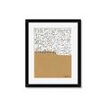 Picture of Mid Century Abstract Taupe _GroupedProduct_Rectangle_Portrait_Framed_Matted_