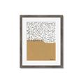 Picture of Mid Century Abstract Taupe _GroupedProduct_Rectangle_Portrait_Framed_Matted_