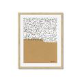 Picture of Mid Century Abstract Taupe _GroupedProduct_Rectangle_Portrait_Framed_Matted_