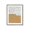 Picture of Mid Century Abstract Taupe _GroupedProduct_Rectangle_Portrait_Framed_Matted_