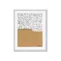 Picture of Mid Century Abstract Taupe _GroupedProduct_Rectangle_Portrait_Framed_Matted_