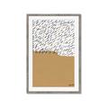 Picture of Mid Century Abstract Taupe _GroupedProduct_Rectangle_Portrait_Framed_Matted_
